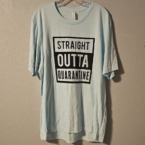 Bella Canvas Light Blue Graphic Tee